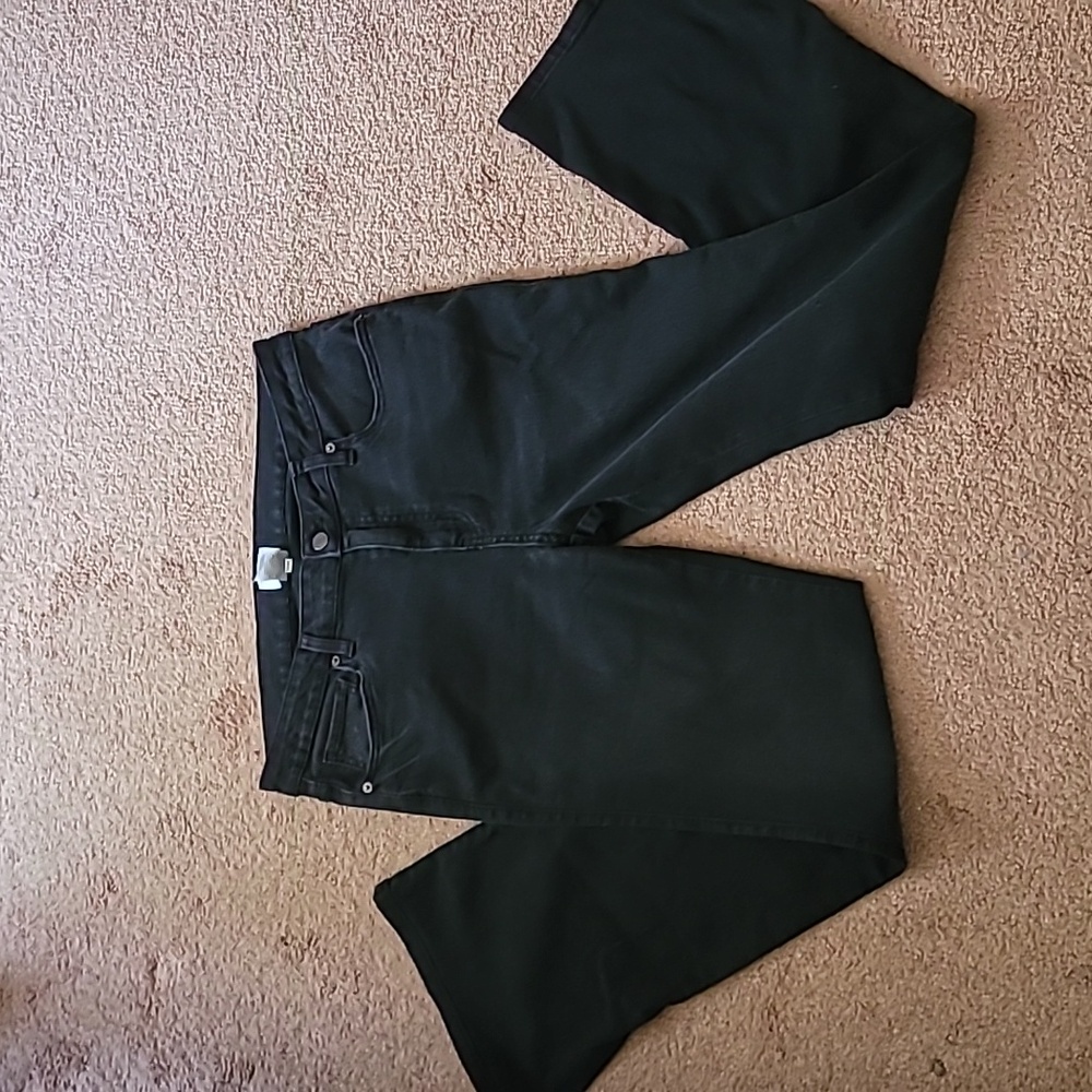 Black wide leg jeans